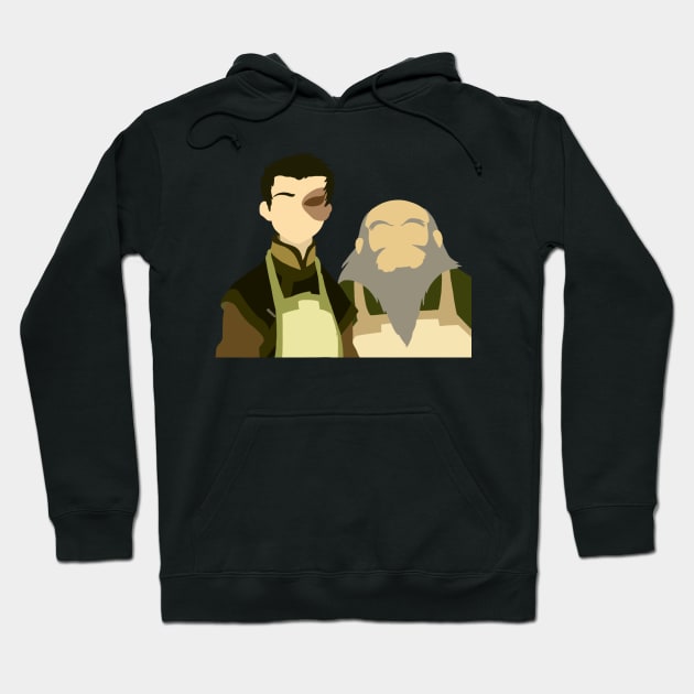 Tea Shop Zuko and Iroh Hoodie by uneecornn